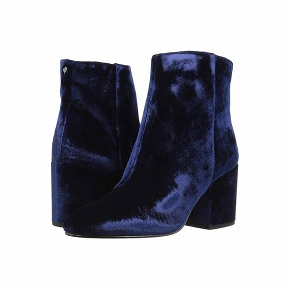 Sam Edelman Taye Velvet Ankle Boots - Picture 5 of 16